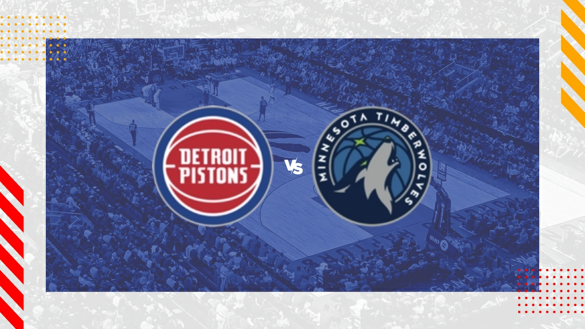 Palpite Detroit Pistons vs Minnesota Timberwolves
