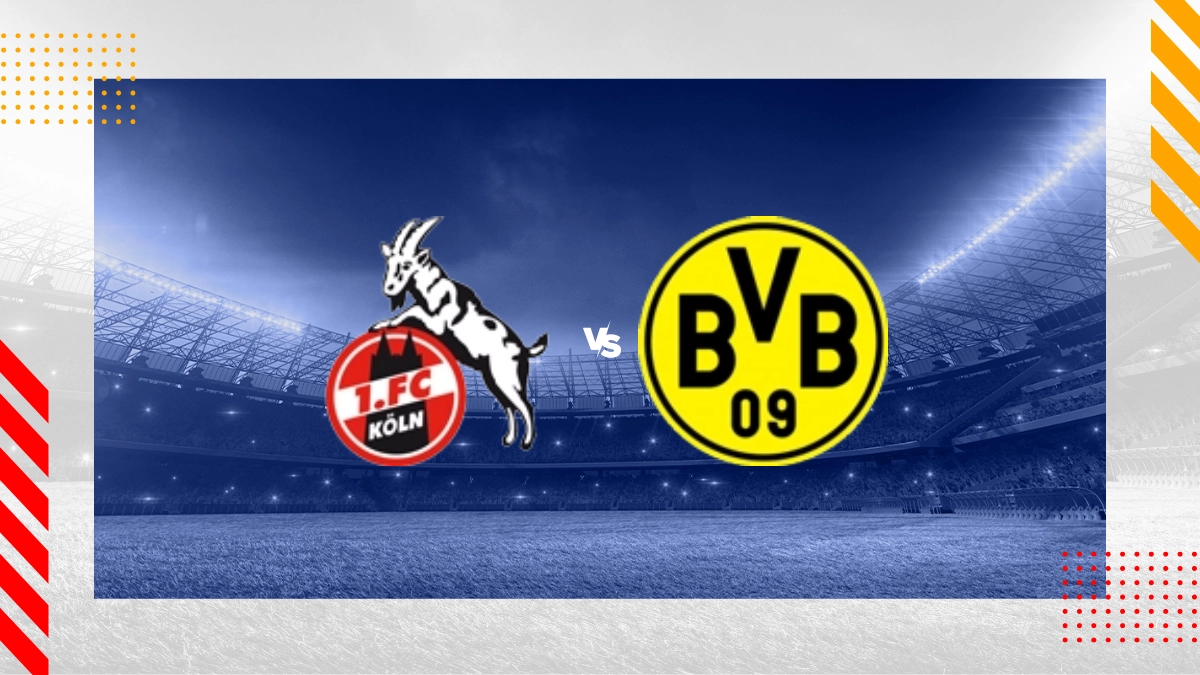 Voorspelling 1. FC Köln vs Borussia Dortmund