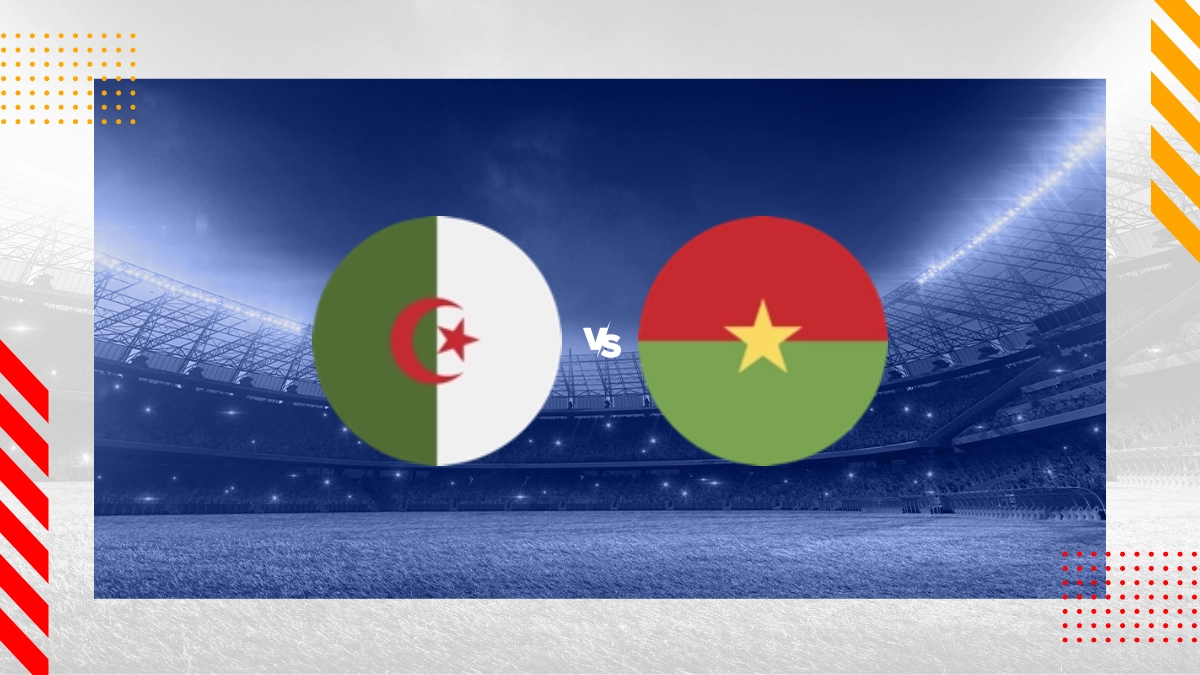 Palpite Argélia vs Burkina Faso