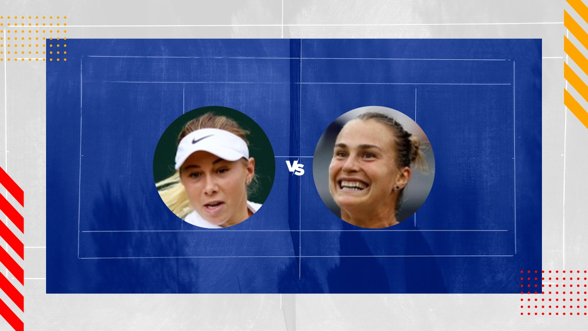 Pronóstico Amanda Anisimova vs Aryna Sabalenka