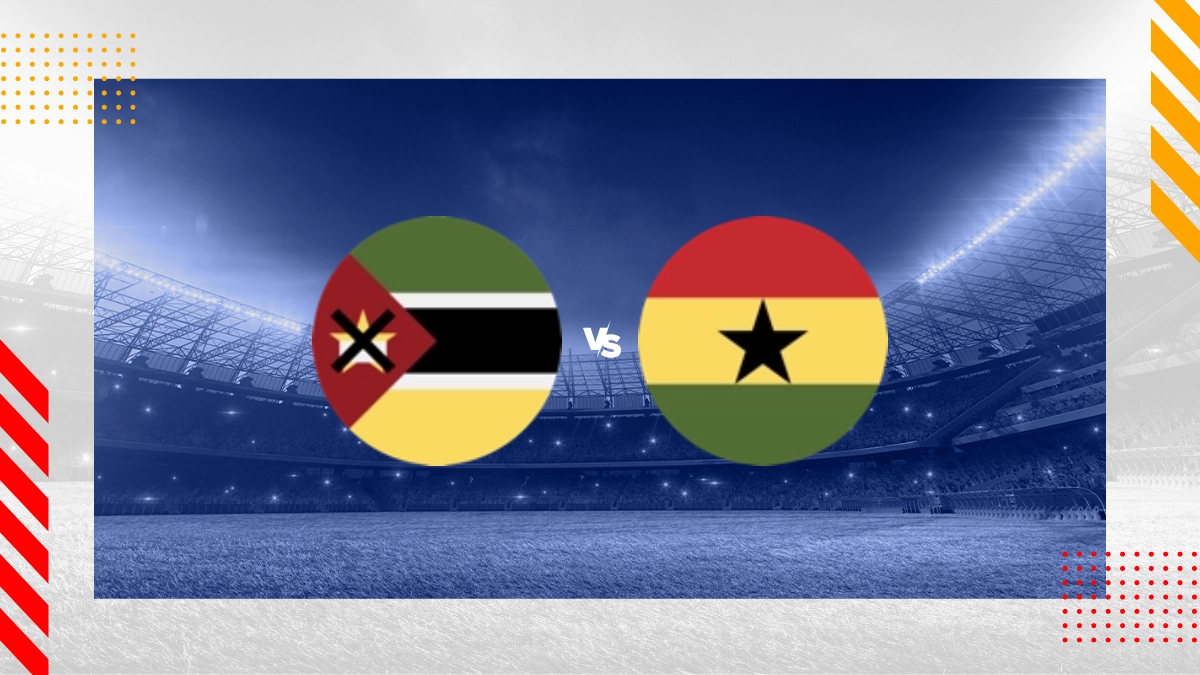 Prognóstico Moçambique vs Gana