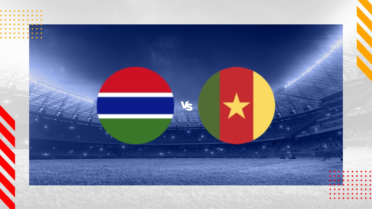 Pronostic Gambie vs Cameroun