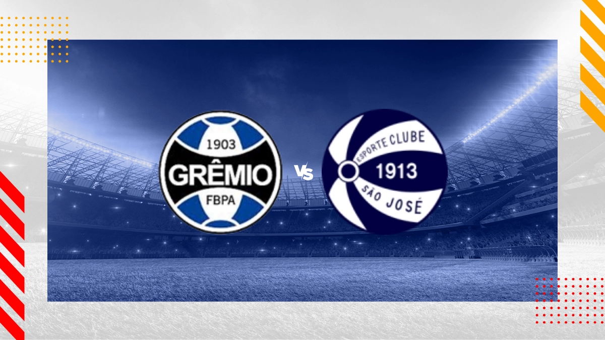 Palpite Grêmio vs EC São José RS