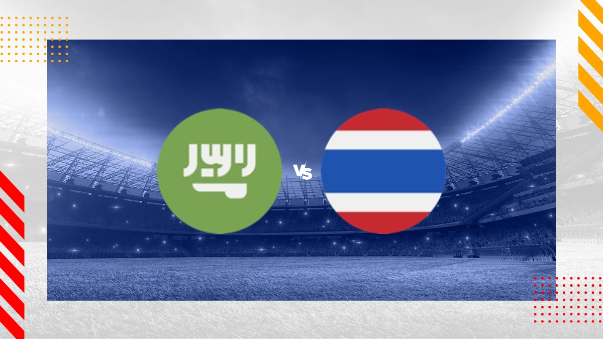 Pronóstico Arabia Saudita vs Tailandia