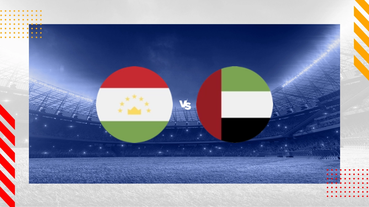 Prognóstico Tajiquistão vs Emiratos Árabes Unidos