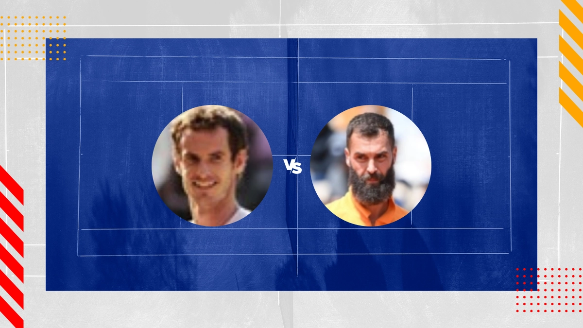 Palpite Andy Murray vs Benoit Paire