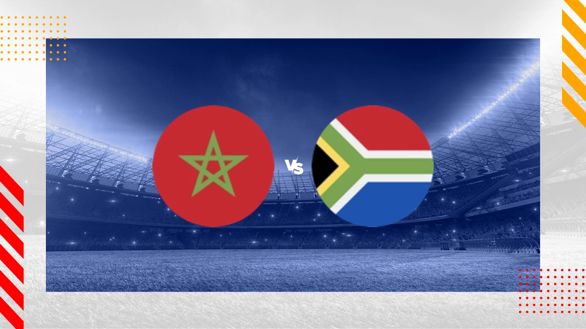 Prognóstico Marrocos vs África do Sul