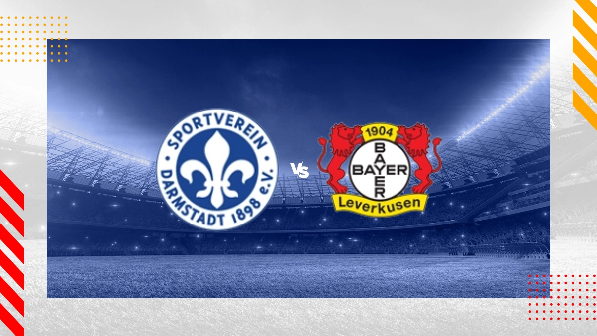 Pronostic Darmstadt vs Bayer Leverkusen