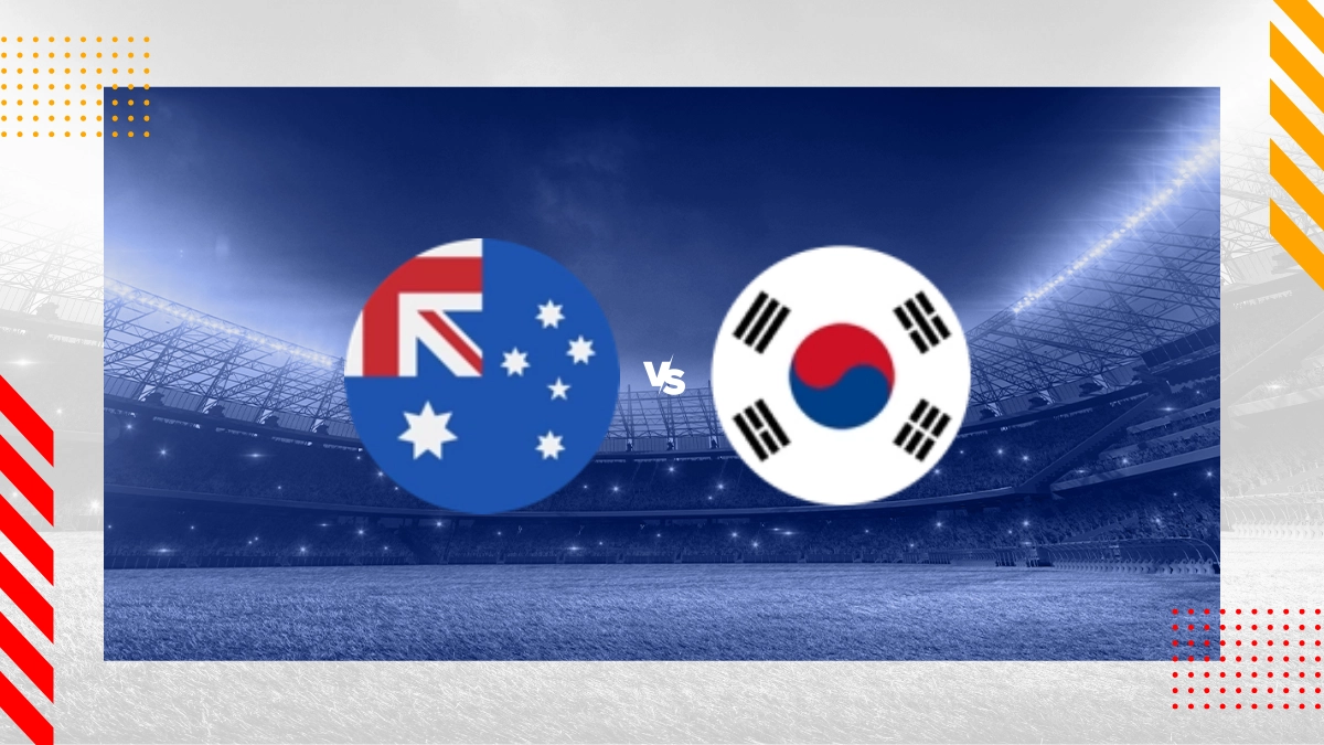 Prognóstico Austrália vs Coreia do Sul