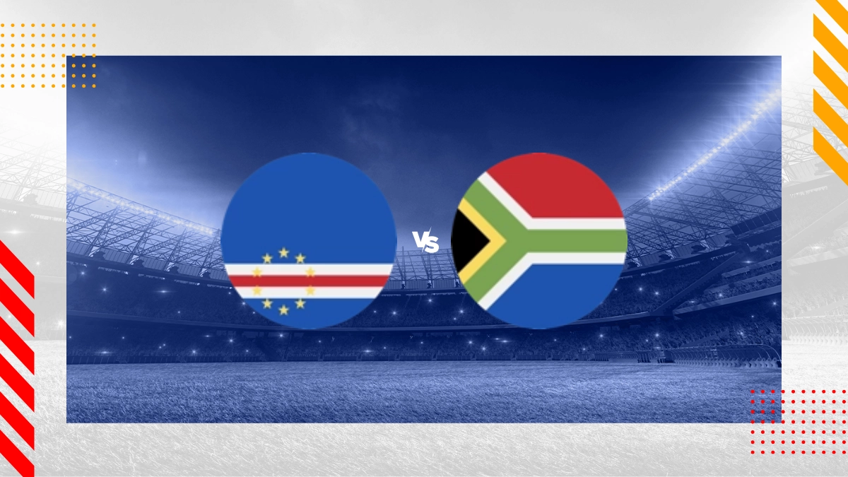 Pronostic Cap Vert vs Afrique du Sud
