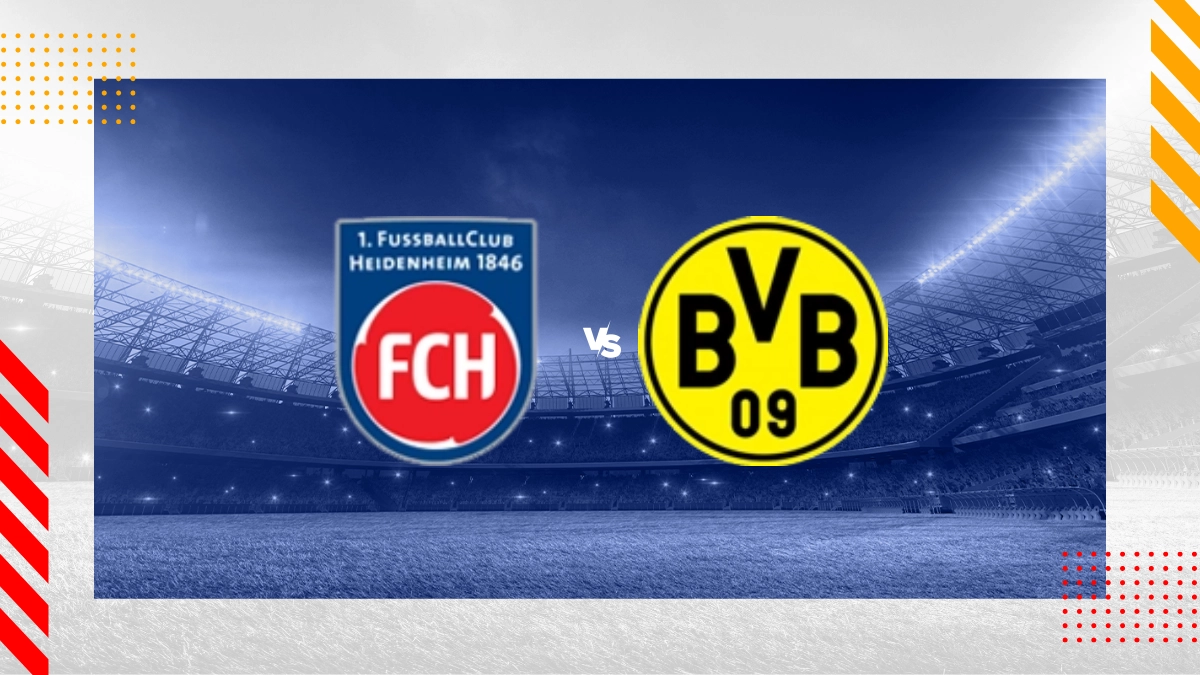 Pronostico 1. FC Heidenheim 1846 vs Borussia Dortmund