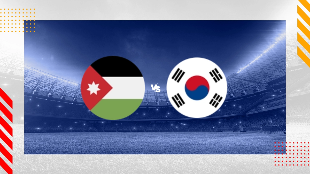 Pronostico Giordania vs Corea del Sud