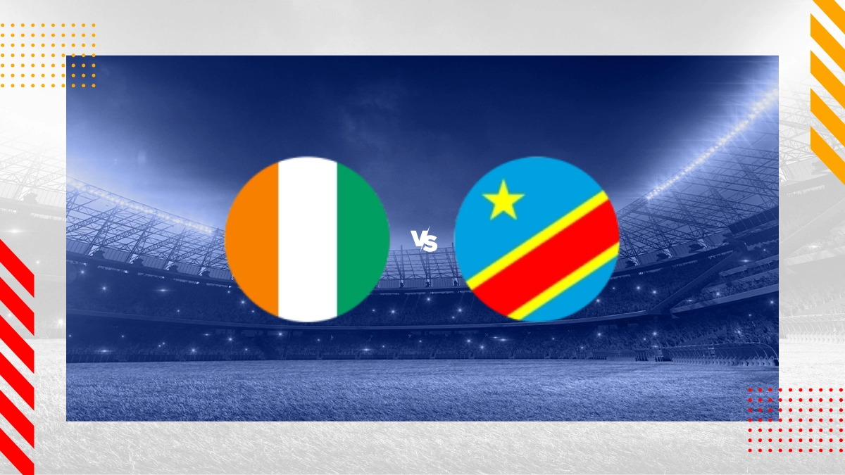 Prognóstico Costa do Marfim vs DR Congo