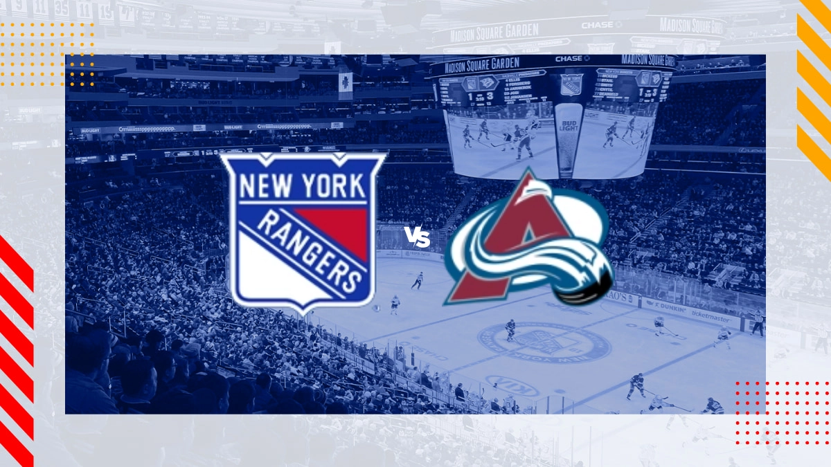 New York Rangers vs Colorado Avalanche Prediction