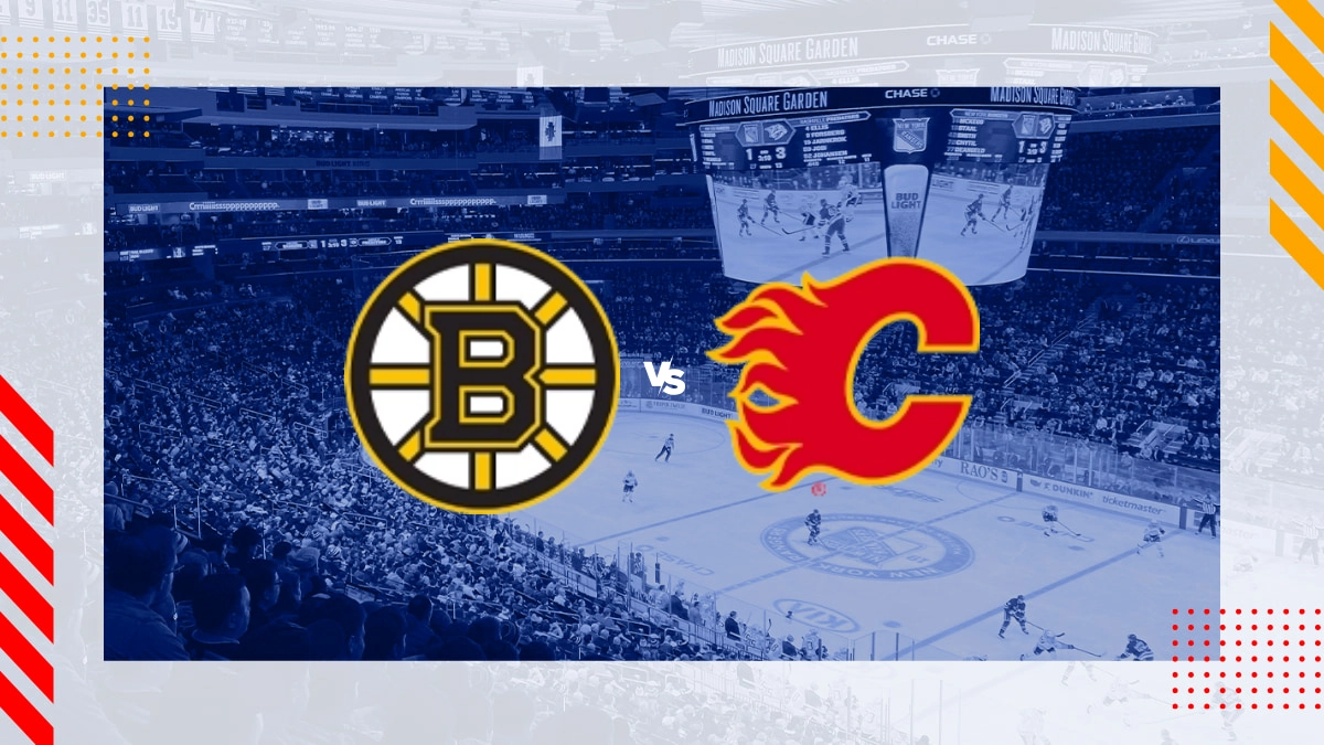 Pronóstico Boston Bruins vs Calgary Flames