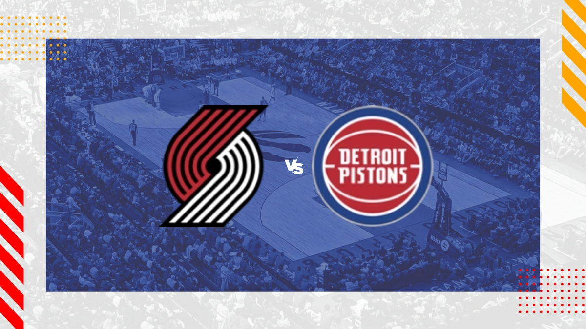 Palpite Portland Trail Blazers vs Detroit Pistons