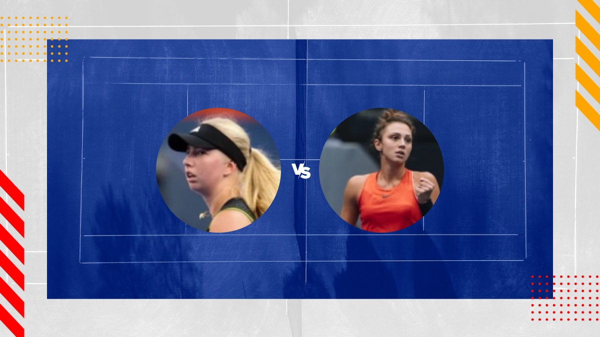 Pronostic Clara Tauson vs Jaqueline Adina Cristian