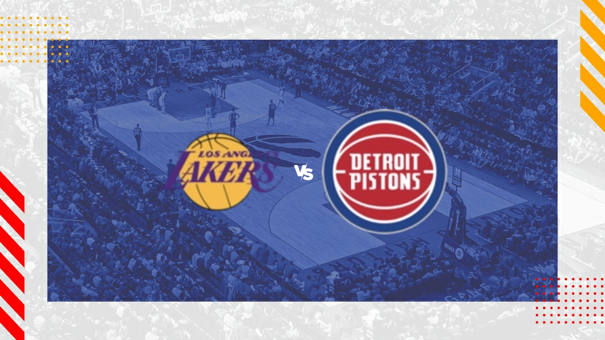 Pronóstico Los Angeles Lakers vs Detroit Pistons