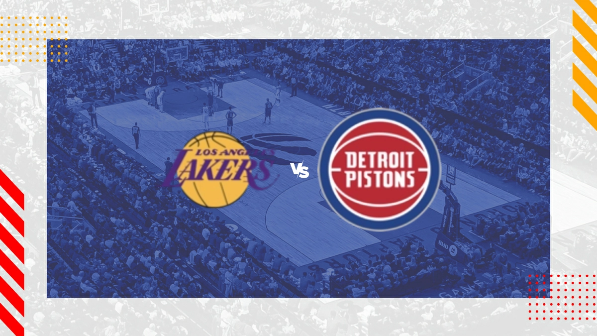 Pronostic Los Angeles Lakers vs Detroit Pistons