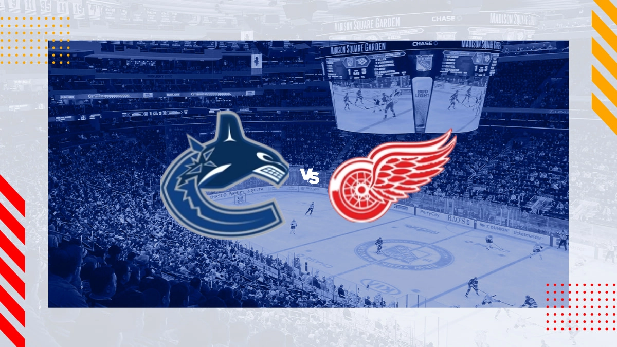 Vancouver Canucks vs Detroit Red Wings Prediction