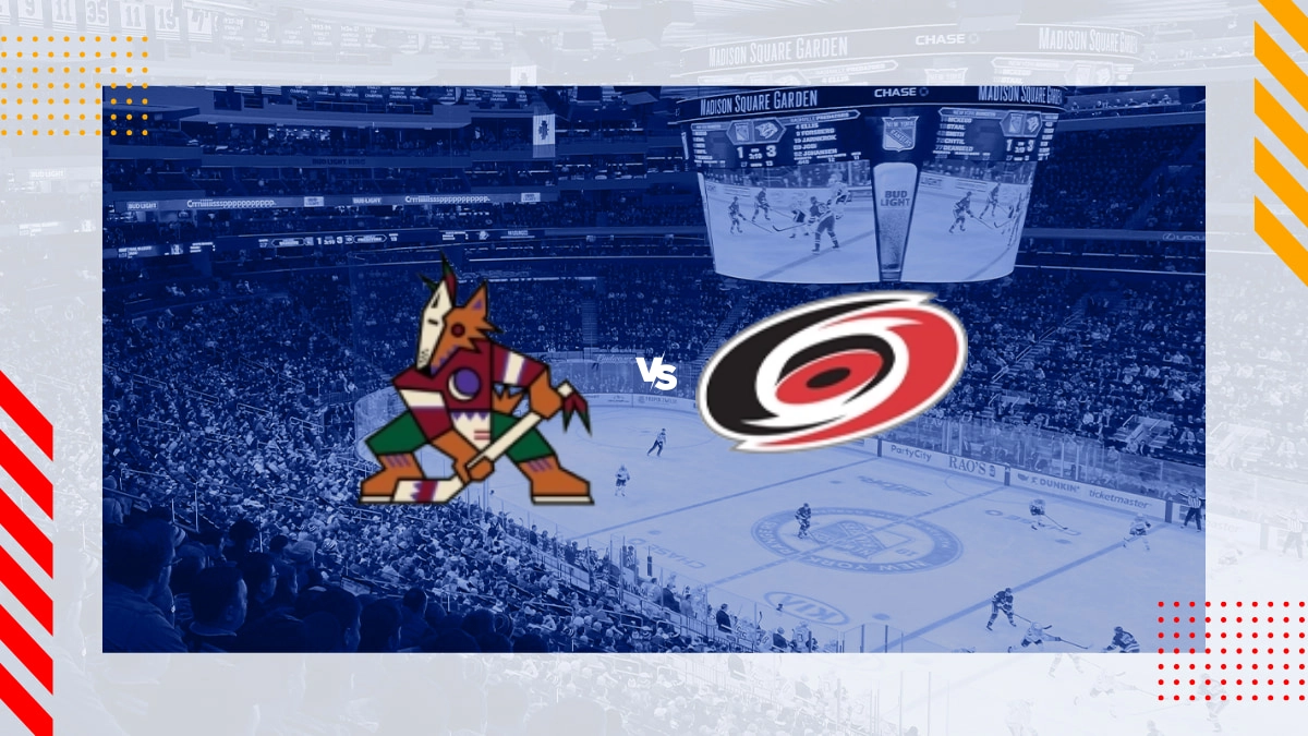 Arizona Coyotes vs Carolina Hurricanes Prediction