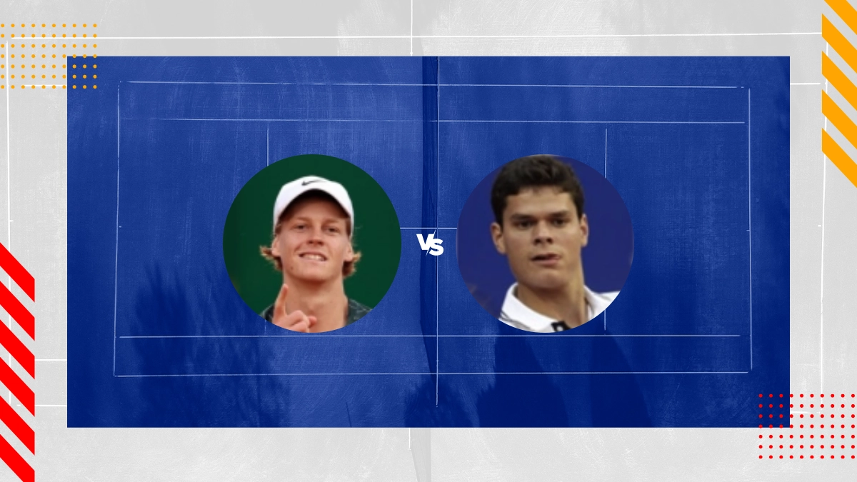 Pronóstico Jannik Sinner vs Milos Raonic