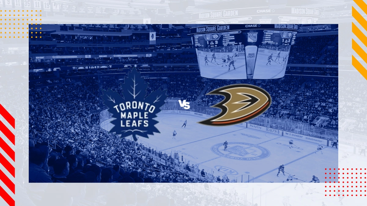 Pronóstico Toronto Maple Leafs vs Anaheim Ducks