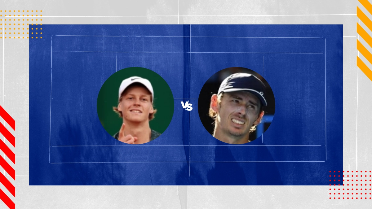 Jannik Sinner vs Alex De Minaur Prediction