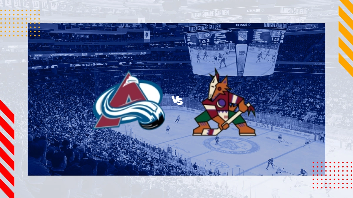 Colorado Avalanche vs Arizona Coyotes Prediction