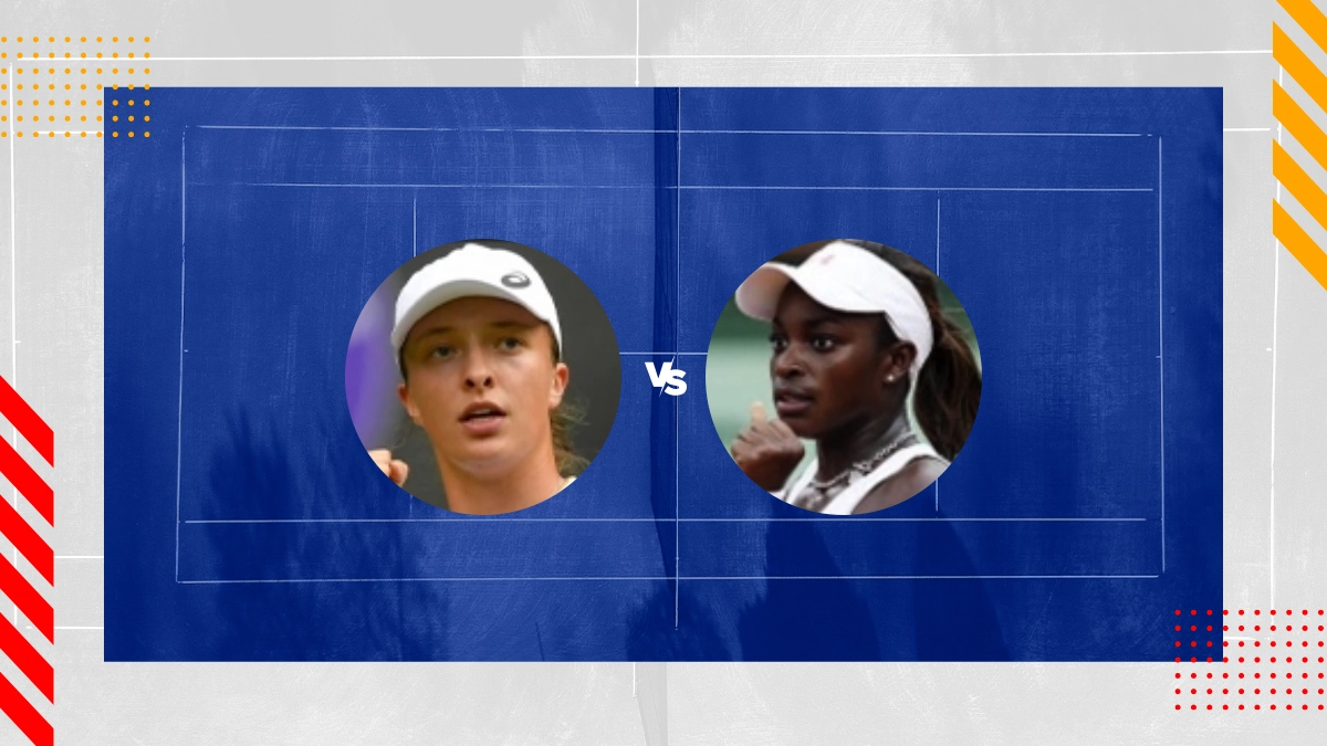 Palpite Iga Swiatek vs Sloane Stephens