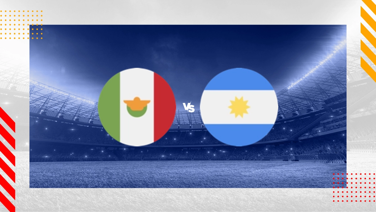 Pronóstico México vs Argentina M