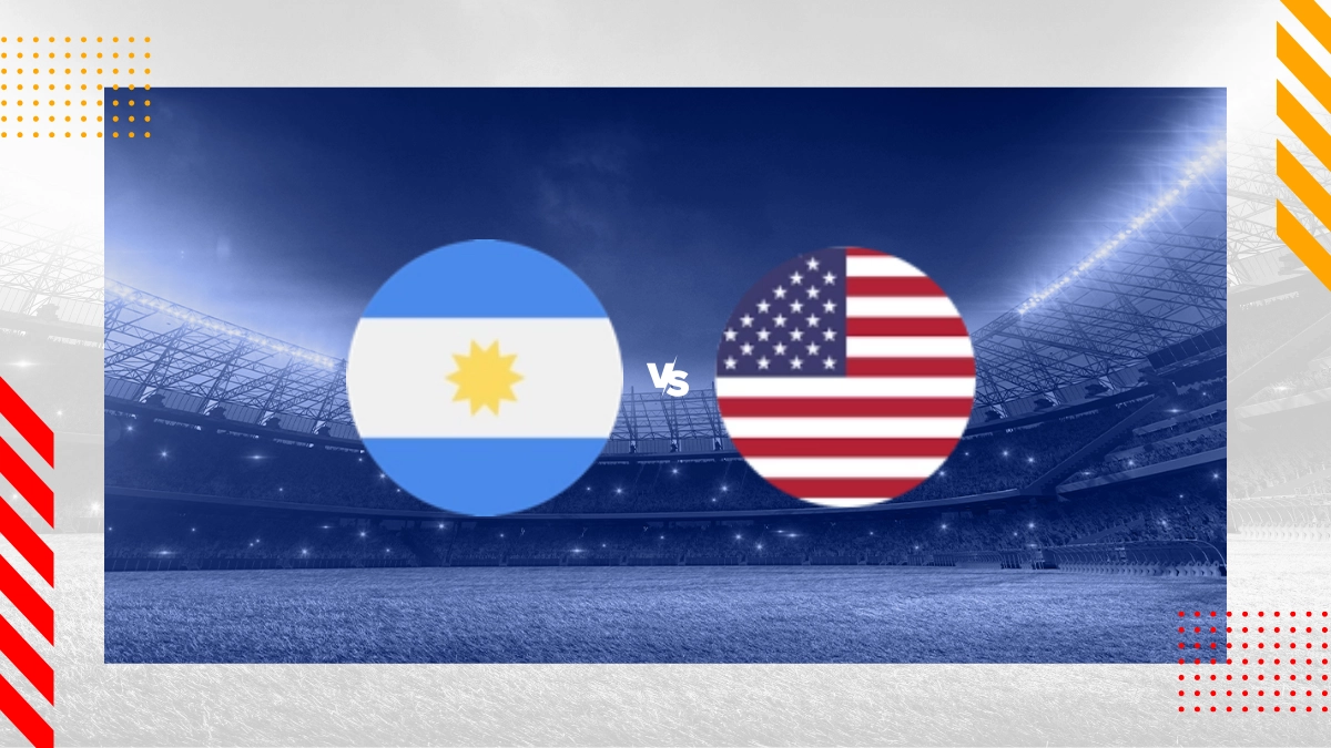 Pronóstico Argentina M vs EE.UU. M