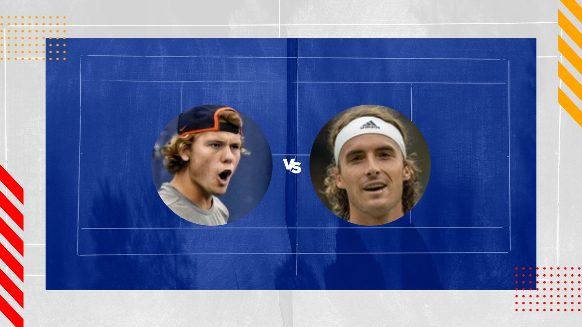 Pronóstico Aleksandar Kovacevic vs Stefanos Tsitsipas