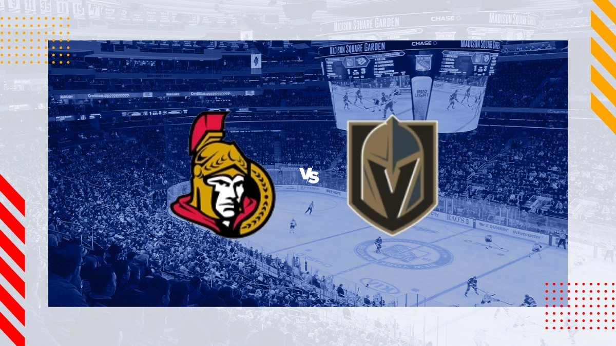 Ottawa Senators vs Vegas Golden Knights Prediction