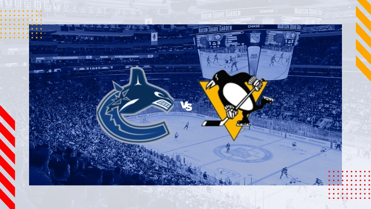 Vancouver Canucks vs Pittsburgh Penguins Prediction