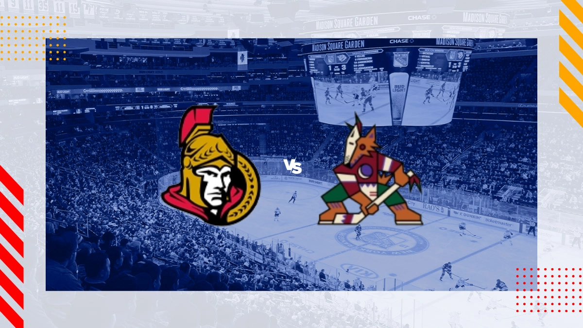 Ottawa Senators vs Arizona Coyotes Prediction