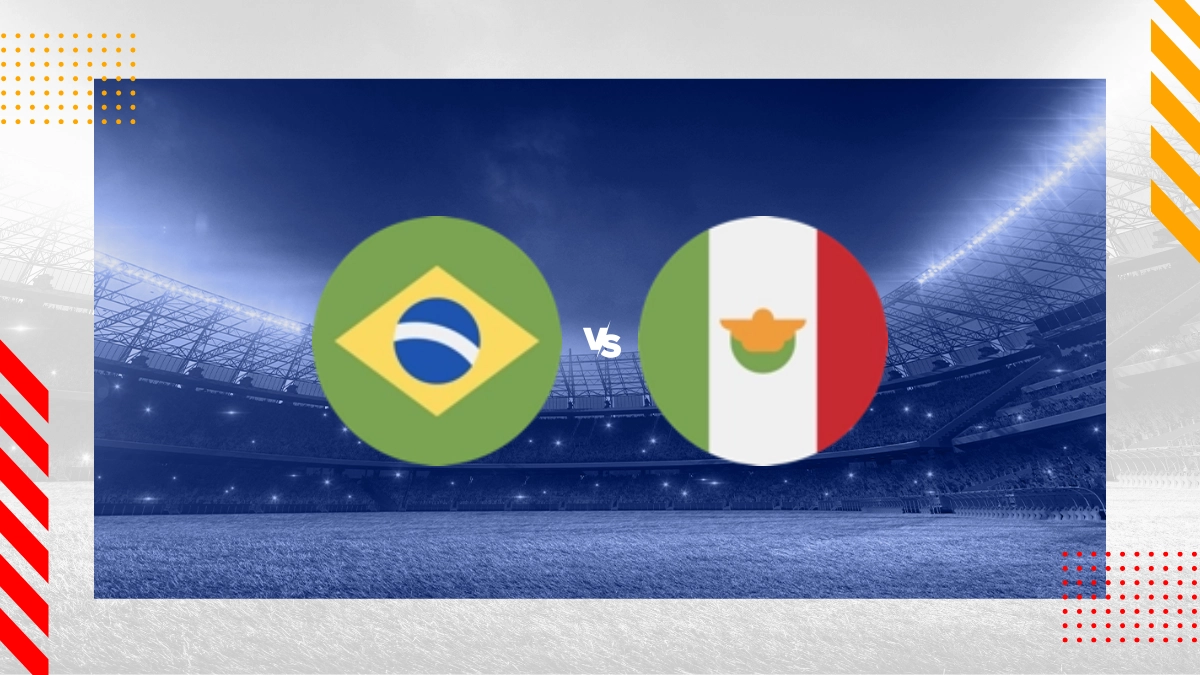 Pronóstico Brasil M vs México