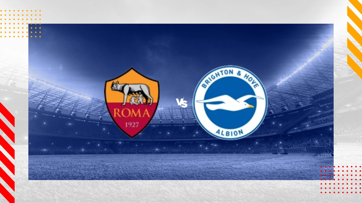 Prognóstico AS Roma vs Brighton