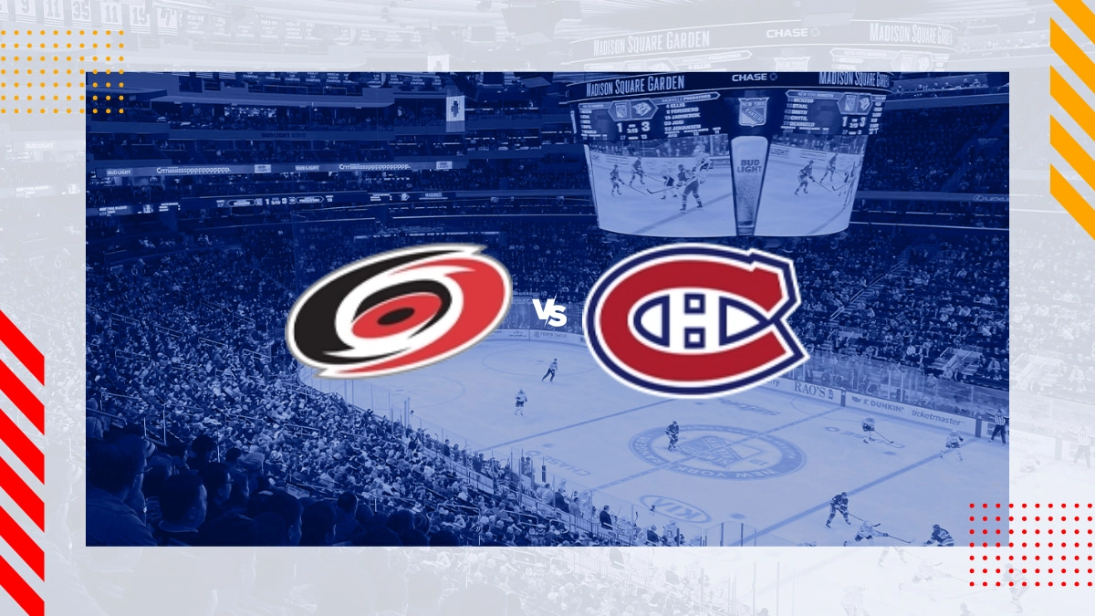 Pronóstico Carolina Hurricanes vs Montreal Canadiens