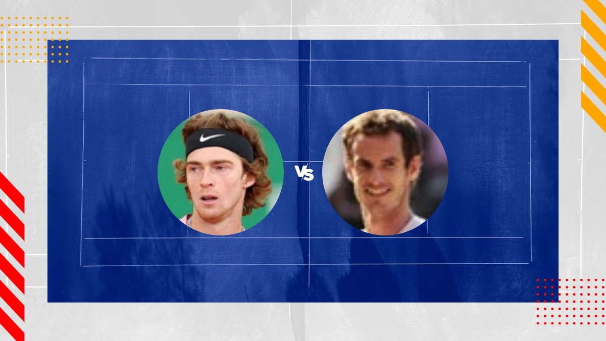 Pronostic Andrey Rublev vs Andy Murray