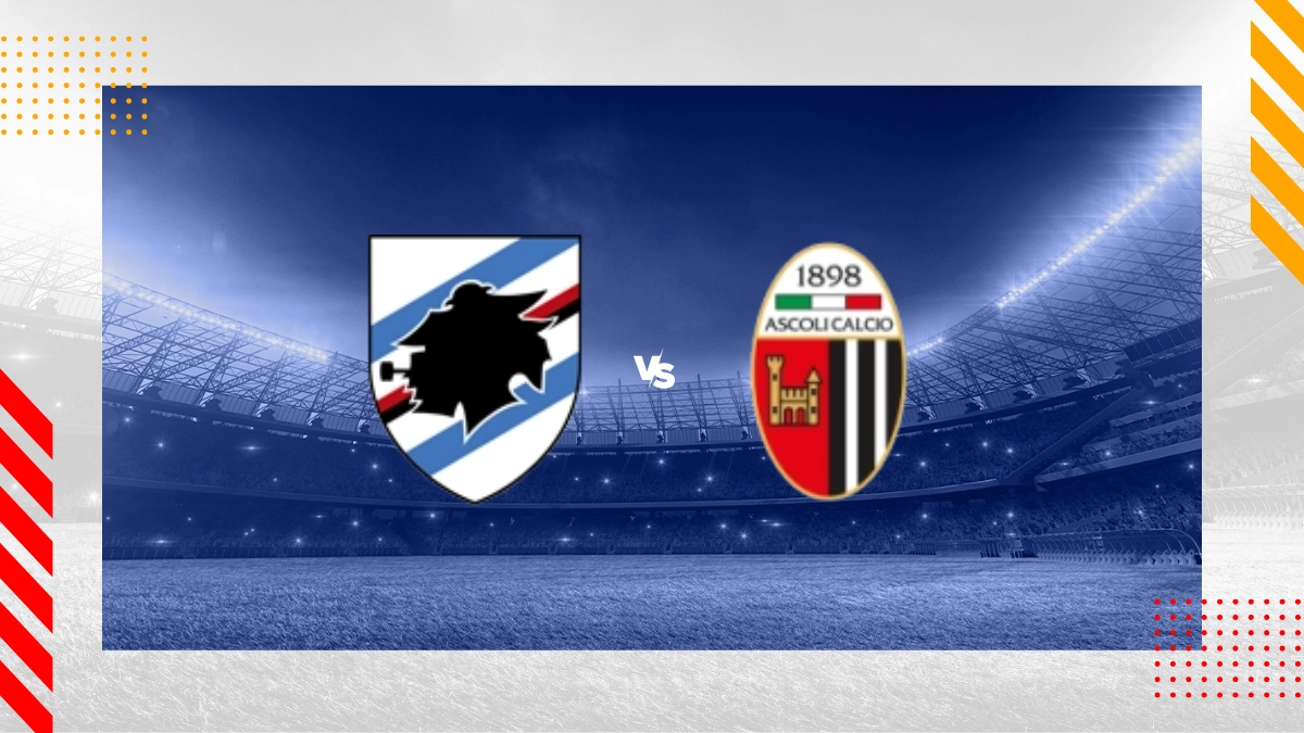 Pronostico Sampdoria vs Ascoli Calcio 1898 FC
