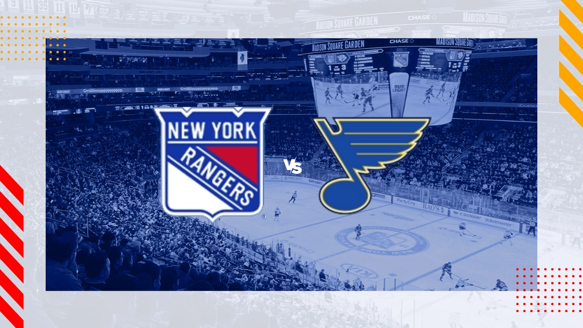 Pronóstico New York Rangers vs St. Louis Blues