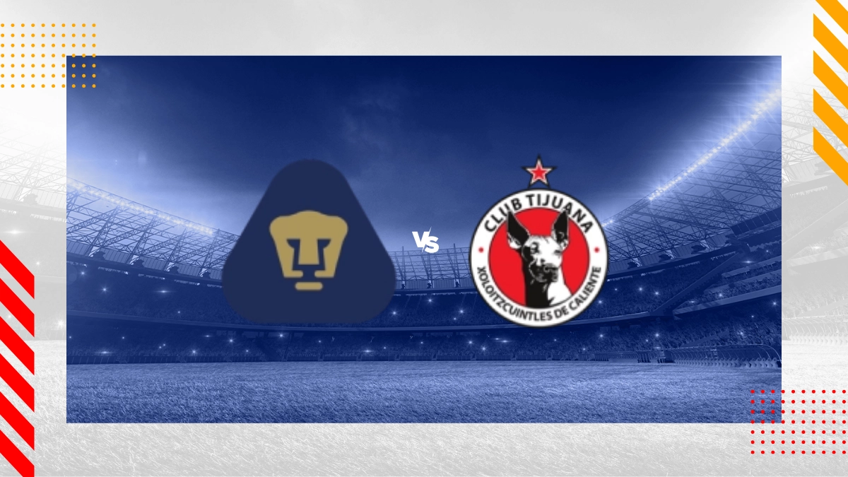 Pronóstico Pumas UNAM vs Tijuana