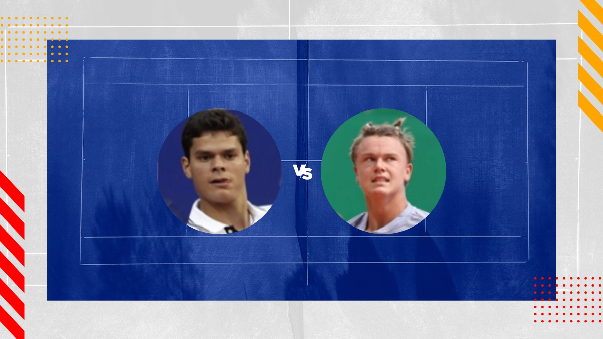 Palpite Milos Raonic vs Holger Rune