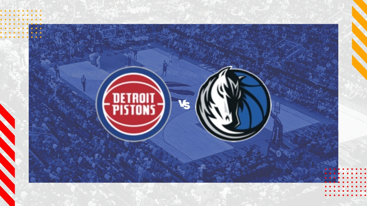 Detroit Pistons vs Dallas Mavericks Prediction