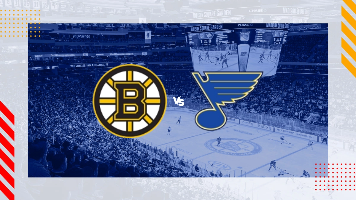 Pronóstico Boston Bruins vs St. Louis Blues