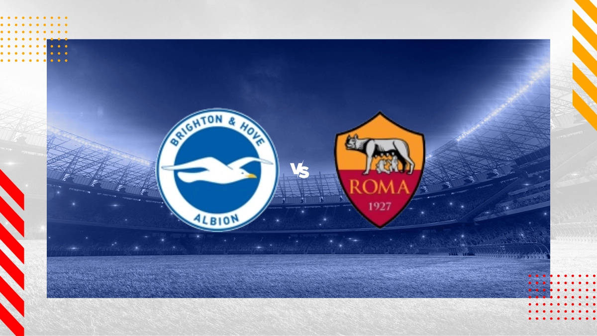 Palpite Brighton vs AS Roma