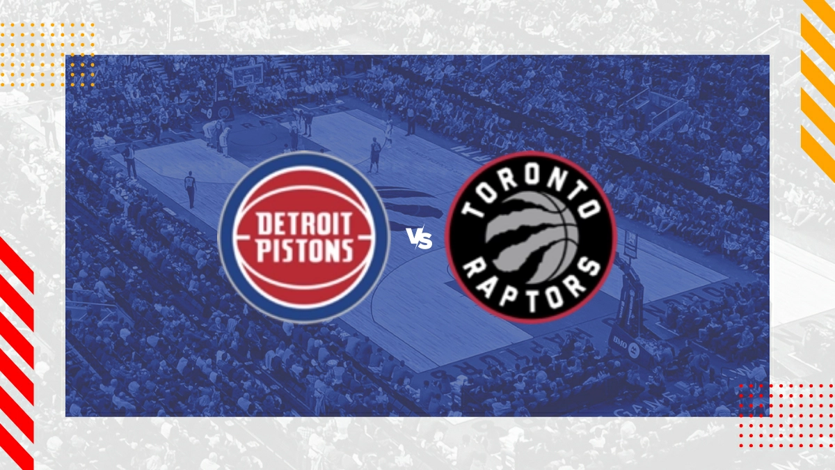 Palpite Detroit Pistons vs Toronto Raptors