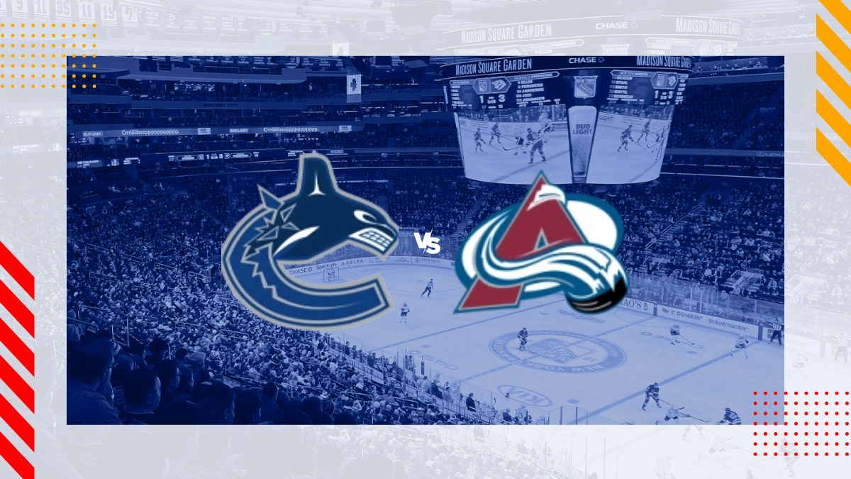 Pronóstico Vancouver Canucks vs Colorado Avalanche