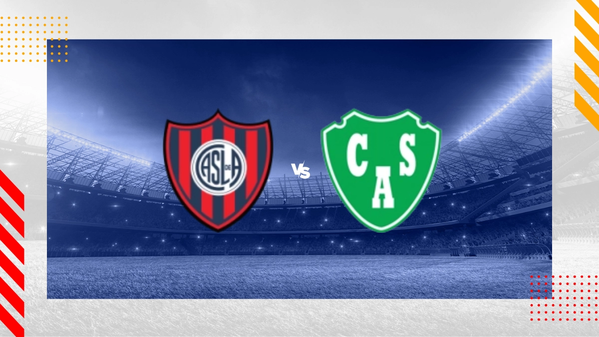 Pronóstico CA San Lorenzo De Almagro vs Sarmiento